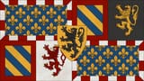 Flag of Burgundy &amp; Arms of Philip the Good 1430–1463, &amp; Charles the Bold 1467–1477
