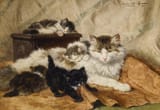 henriette_ronner_knip_-_mum_with_kittens__1903