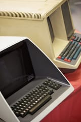 First glass teletype from DEC