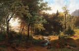 josef_holzer_-_a_goatherd_at_a_creek