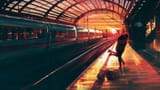 Couple at the station