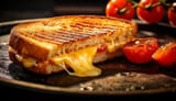 grilled-tomato-sandwich-melting-mozzarella