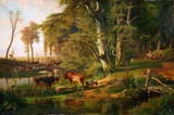 paul_gabriel_-_cattle_at_the_forest_stream