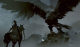 Big_eagle_vs_small_knight_by_Darek_Zabrocki