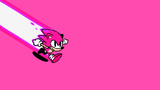 sonic pink running 3840x2160