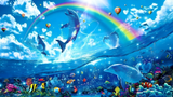 Dolphin Bliss [2427x1365]
