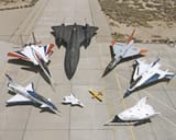 NASA Test Aircraft - X-31, F-15 Demonstrator, SR-71, F-106, F-16XL, X-38, RC Mothership, X-36