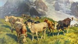High Alps with Cattle, Rudolf Koller, 1897