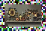 Antonio_Ponce_-_Flowers_in_a_Vase_and_Fruit_in_a_Bowl_on_a_Ledge,_1640-60