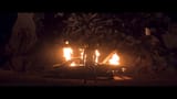 mandy burning car