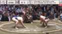 Aonishiki vs Meisei Sumo Natsu 2025 Day 4 Uwatedashinage_thumb.jpg