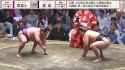Takerufuji vs Kirishima Sumo Natsu 2025, Day 9 Kubinage_thumb.jpg