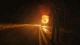 truck on fire