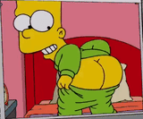 bart simpson mooning webcam