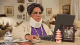 old lady - nonono close laptop