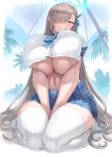 asuna huge underboob ntr smile
