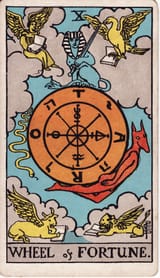RWS_Tarot_10_Wheel_of_Fortune
