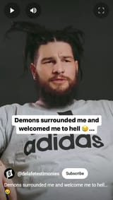 demons surrounded me and welcomed me to hell