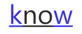 know
