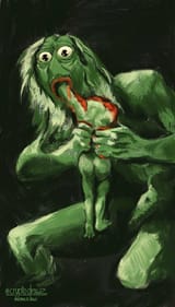 Pepe Saturn devouring his son