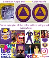 Purple and Yellow