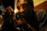 Black smoking crack
