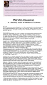 memeticapocalypse