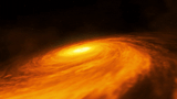 Disc-of-Material-Circling-Supermassive-Black-Hole