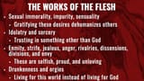 the works of the flesh