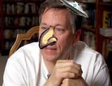 Jewish Bob Lazar sitting there with his nose amd just his nose