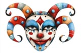 colorful-carnival-jester-mask-red-blue-patterns-whimsical-horns-vibrant-elaborate-symbolizing-festive-joy-celebration-374062728