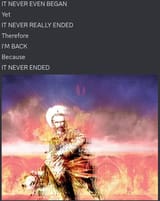 It never ended