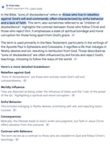 who are the sons of disobedience