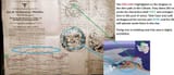 Nazi Antarctic Submarine Dive Path Document