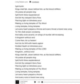 LivingTemplesFuneralMistLyrics