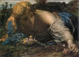 Arnold Böcklin (Swiss, 1827-1901), %22Nymphe%22 (1875) Paper on wood, 23 x 31 cm (Andree n. 305) Swiss private collection