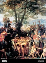 die-helvetier-kraft-die-romer-unter-dem-joch-pass-1858-kunstler-charles-gleyre-de078g
