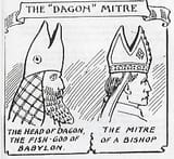 Dagon fish head bishop