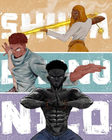 Black Manga on Instagram_ “Nico, Emanu and Shula make up the full roster of fighters from the Wolves Den Fighting Gym - Manga_ @immortaldarkmanga Who do you thin
