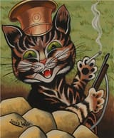 after-louis-wain---cat-holding-a-shotgun-C3FCW-570