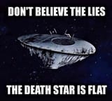 Flat-Death-Star