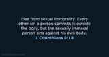 flee from sexual immorality