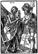 Albrecht Dürer, Death and the Landsknecht, 1510