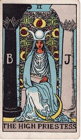 RWS_Tarot_02_High_Priestess