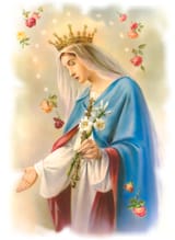 O Mary! we crown thee with blossoms today
