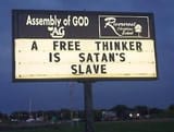 free thinker satan slave