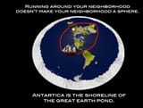 circumnavigation on flat earth