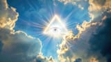eye-providence-blue-sky-all-seeing-god-s-ai-generated-313044104