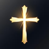 golden shining cross