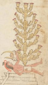 Fundation_of_Tenochtitlan_Codex_Azcatitlan_f18_Copil_and_Huitzilopochtli